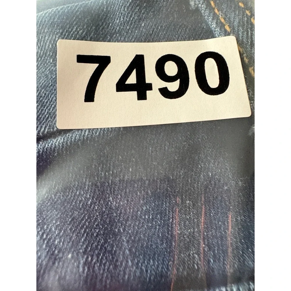 7 For All Mankind Karah Jeans Womens 26 Blue Bootcut Midrise Dark Washed Stretch